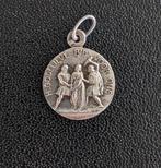 Medaillon, hanger Van Heilige Godelieve, KARO, Ophalen of Verzenden, Zilver