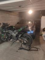 Universele werkplaats/opbergstandaard voor motorfietsen, Ophalen