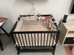 Baby park zwart met wieltjes, Kinderen en Baby's, Babyparken, Ophalen, Zo goed als nieuw, Wieltjes