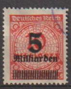 Duitse Rijk 1923 nr 334, Postzegels en Munten, Verzenden, Duitse Keizerrijk, Gestempeld