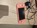 Nintendo switch lite avec chargeur, Games en Spelcomputers, Spelcomputers | Nintendo Switch Lite, Ophalen of Verzenden, Roze of Coral