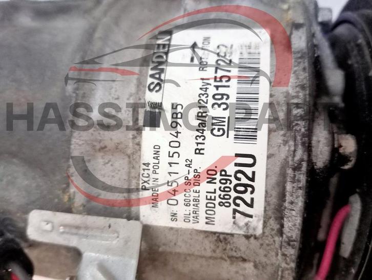 Aircopomp van een Opel Astra, Auto-onderdelen, Airco en Verwarming, Opel, Gebruikt, Ophalen of Verzenden