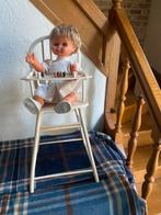 Oude pop kunststof met stoeltje, Antiek en Kunst, Antiek | Speelgoed, Ophalen