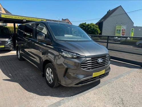 FORD TRANSIT CUSTOM * NIEUW * LIMITED * L2 * DUB CAB * AUT, Auto's, Bestelwagens en Lichte vracht, Bedrijf, Te koop, ABS, Achteruitrijcamera