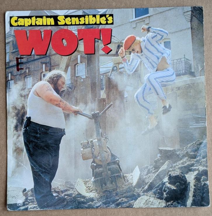 Kapitein Sensible — Wot! - 45 toeren vinyl - 7" (1982), Cd's en Dvd's, Vinyl | Rock, Gebruikt, Poprock, Ophalen of Verzenden