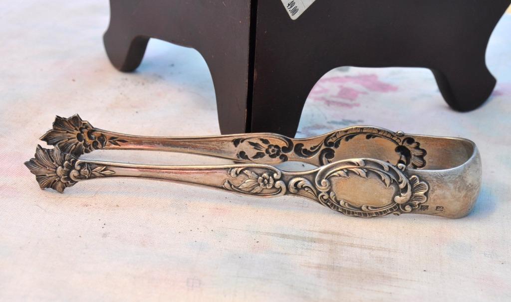 pince a sucre art nouveau metal argenté, Enlèvement ou Envoi