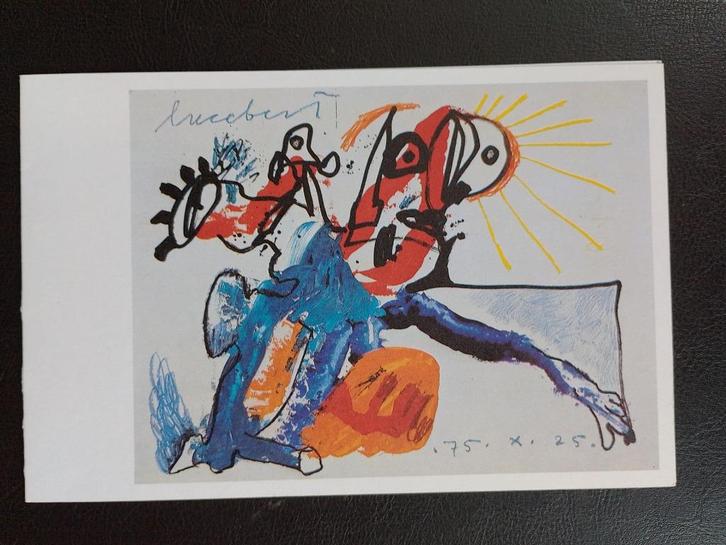 Lucebert  Expo Galerie Lens Antwerpen, Antiek en Kunst, Kunst | Litho's en Zeefdrukken, Verzenden