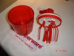 Tupperware Speedy Chef, Comme neuf, Rouge, Enlèvement ou Envoi