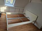 Gratis af te halen 2 persoonsbed incl lattenbodem, Ophalen, Gebruikt, Wit, Tweepersoons