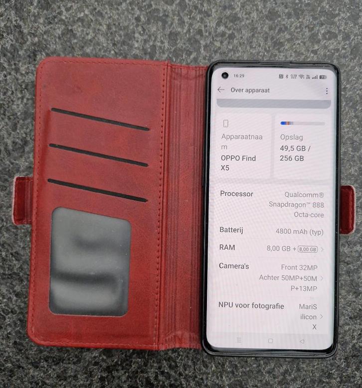 Smartphone OPPO FIND X5, Telecommunicatie, Mobiele telefoons | Samsung, Zo goed als nieuw, Overige modellen, 256 GB, Zonder abonnement