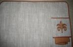 1 x 1 tapis de table en lin avec serviette/Nouveau, Maison & Meubles, Cuisine | Linge de cuisine, Enlèvement ou Envoi, Neuf