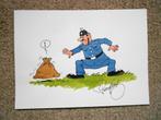 Suske en Wiske -De Vrolijke Bengels -orig ecoline tek Geerts, Antiek en Kunst, Ophalen of Verzenden