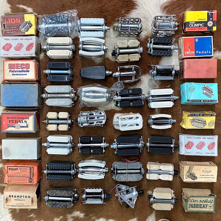 Fietspedalen. Antieke, vintage en retro pedalen ongebruikt., Fietsen en Brommers, Fietsonderdelen, Ophalen of Verzenden
