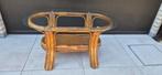 Rotan salontafel, Huis en Inrichting, Tafels | Salontafels, Ophalen, Overige materialen, 50 tot 100 cm, 50 tot 75 cm