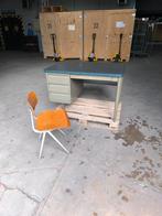 Bureau métallique vintage, Utilisé, Enlèvement ou Envoi, Bureau