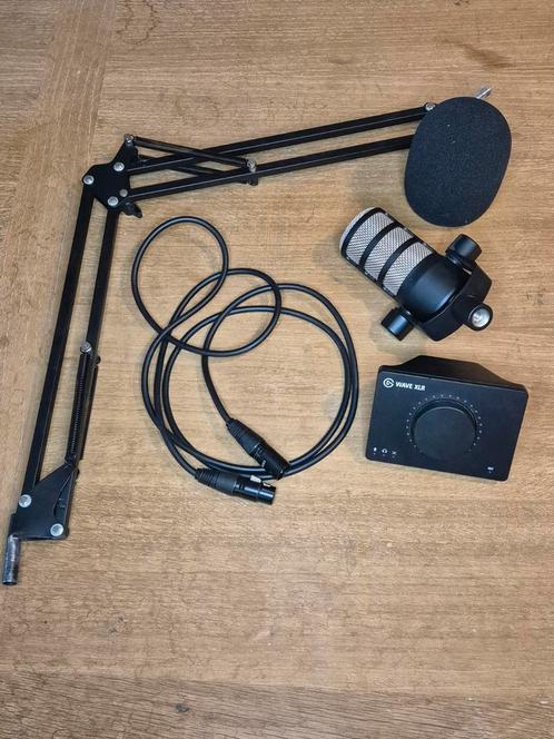 Microfoon setup voor streaming Røde podmic & Wave XLR, Muziek en Instrumenten, Microfoons, Zo goed als nieuw, Ophalen