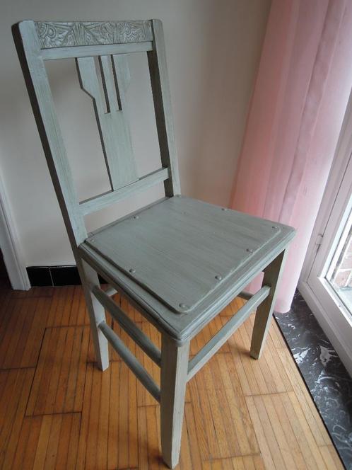 landelijke stoel / kindestoel in beuk, Huis en Inrichting, Stoelen, Zo goed als nieuw, Eén, Hout, Ophalen