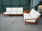 Deense elementenbank, Huis en Inrichting, Zetels | Zetels, Ophalen, Hout, Gebruikt, 300 cm of meer