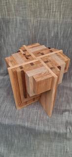 Bijzet tafel massief hout, Ophalen, Minder dan 45 cm, Vierkant, Nieuw