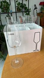 6 champagneglazen / flûtes IKEA, Verzamelen, Glas en Drinkglazen, Ophalen, Zo goed als nieuw