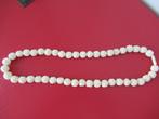 ketting-hoorn-been-handgesneden-draaislot-jaren 60-VINTAGE, Ophalen of Verzenden, Ketting