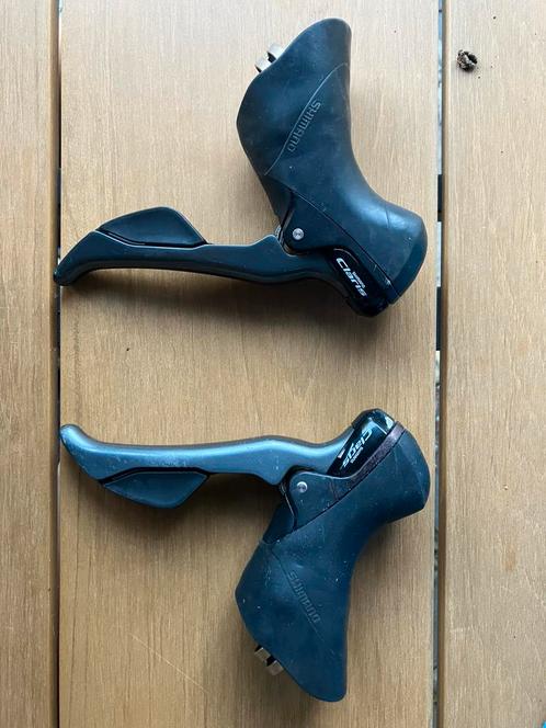 Shimano Claris shifterset (2x8s) en voorderailleur (R2000), Fietsen en Brommers, Fietsonderdelen, Gebruikt, Racefiets, Overige typen