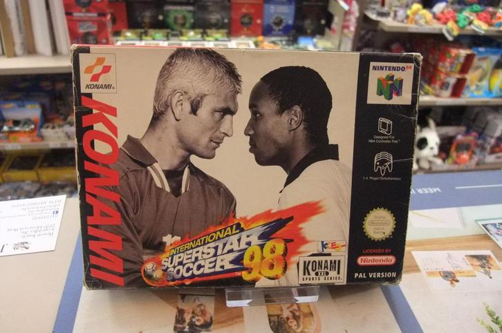 international superstar soccer 98 n64, Games en Spelcomputers, Games | Nintendo 64, Gebruikt, Sport, 2 spelers, Vanaf 7 jaar, Ophalen of Verzenden