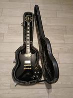 Epiphone SG Custom Ebony incl.koffer, Muziek en Instrumenten, Snaarinstrumenten | Gitaren | Elektrisch, Ophalen, Zo goed als nieuw