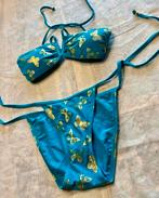 George Vlinders Butterfly Bikini "Blauw Goud" zwemmen Nieuw, Nieuw, Blauw, Bikini, Ophalen of Verzenden