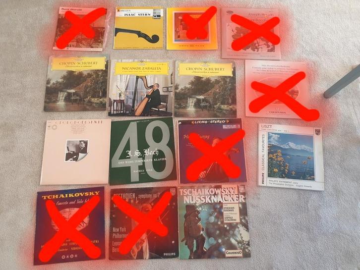 Vinyl platen - klassiek

(In perfecte staat)

3 euro per LP, Cd's en Dvd's, Vinyl | Klassiek, Zo goed als nieuw, Ophalen of Verzenden