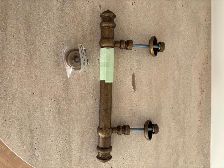 Deurbeslag - Voordeur handgreep messing, Huis en Inrichting, Woonaccessoires | Overige, Ophalen