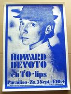 HOWARD DEVOTO 1983 POSTER CONCERT PARADISO Buzzcocks Magazin, Gebruikt, Ophalen of Verzenden, Rechthoekig Staand, Muziek