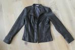 Très Jolie Veste Cuir Noir Taille 40 Portée 2 x IMPECCABLE !, Kleding | Dames, Jassen | Zomer, Promod, Ophalen, Zo goed als nieuw
