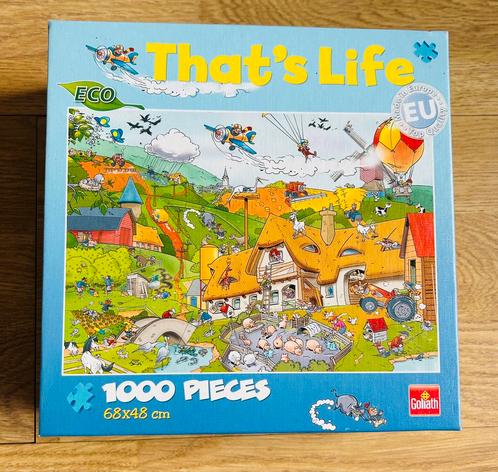 That’s Life puzzel - 1000 stuks, Hobby en Vrije tijd, Denksport en Puzzels, Zo goed als nieuw, Legpuzzel, 500 t/m 1500 stukjes