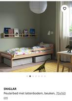 Kinderbedje, Kinderen en Baby's, Ophalen, 70 tot 85 cm, 140 tot 160 cm, Zo goed als nieuw