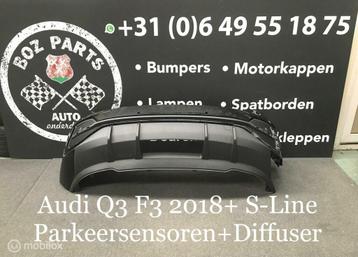 AUDI Q3 F3 ACHTERBUMPER S-LINE 2018-2022 ORIGINEEL
