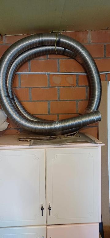 Dubbelwandige flexibele buis voor pelletkachel, Huis en Inrichting, Kachels, Ophalen of Verzenden, Nieuw, Pelletkachel