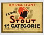 Extra Stout Chasse Royale Etiquette Bière Label 59, Verzenden, Zo goed als nieuw, Overige typen, Overige merken