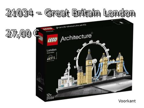 Lego Architecture - 21034 Great Britain London, Enfants & Bébés, Jouets | Duplo & Lego, Neuf, Lego, Ensemble complet, Enlèvement ou Envoi