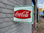 Coca Cola reclamebord, Ophalen of Verzenden, Gebruikt, Reclamebord