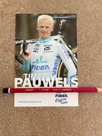 FOTOKAART WIELRENNER FIDEA DHR TIM PAUWELS, Sport en Fitness, Ophalen of Verzenden, Zo goed als nieuw, Overige typen