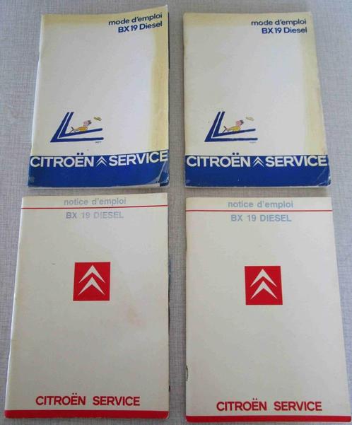 Citroën BX Diesel origineel instructieboekje (4 stuks), Auto diversen, Handleidingen en Instructieboekjes, Ophalen of Verzenden