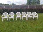 6 tuinstoelen, Ophalen, Zo goed als nieuw