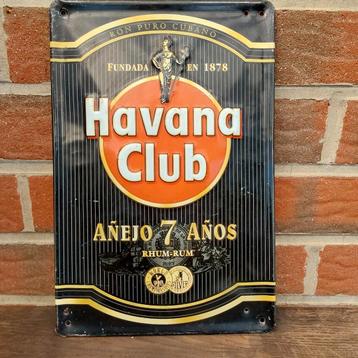 Plaque en métal " Havana Club” beschikbaar voor biedingen