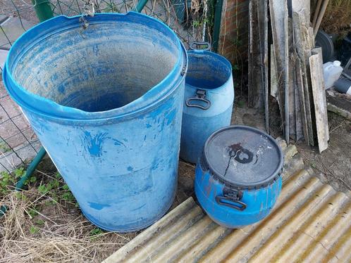 Barils de pluie, Jardin & Terrasse, Barils de pluie, Utilisé, Synthétique, Enlèvement