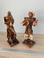 2 beelden in papier mache, Antiek en Kunst, Kunst | Beelden en Houtsnijwerken, Ophalen