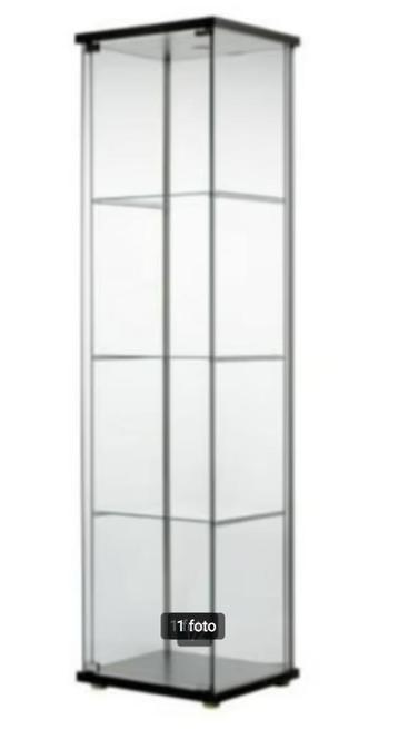 ikea detolf vitrine, Huis en Inrichting, Ophalen, Gebruikt