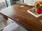 Eettafel, Huis en Inrichting, Tafels | Eettafels, Ophalen, Gebruikt, 150 tot 200 cm, Teakhout