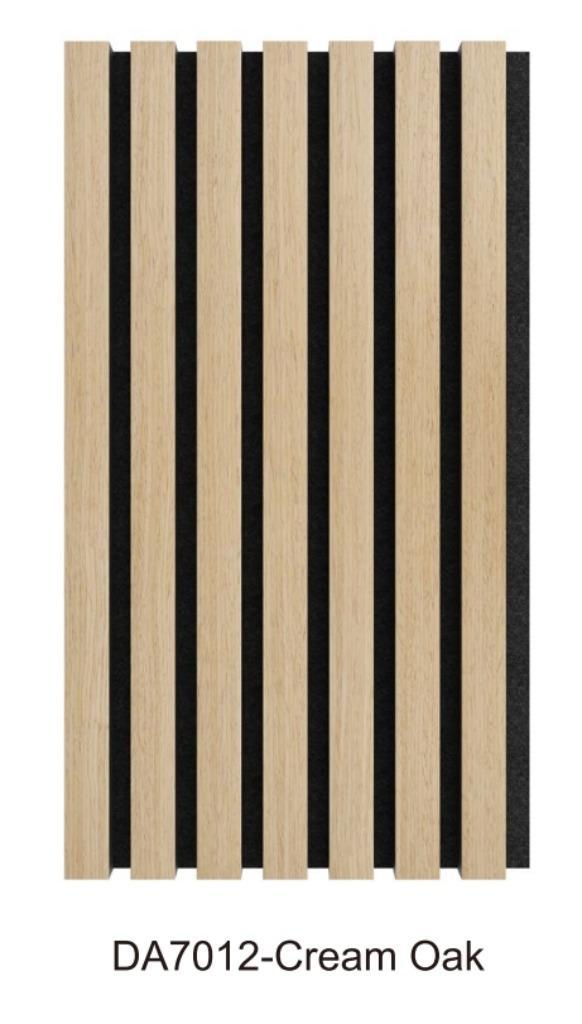 Akoestisch Paneel HOUTFINEER 2700 x 600 x 21 mm Crème Eik, Doe-het-zelf en Bouw, Platen en Panelen, Nieuw, Hout, 20 tot 50 mm