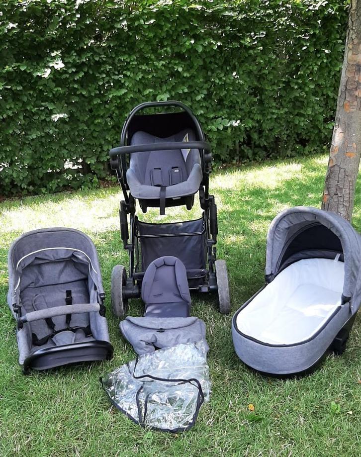 Buggy Kinderkraft Xmove 3 in 1, Kinderen en Baby's, Kinderwagens en Combinaties, Gebruikt, Combiwagen, Overige merken, Met autostoeltje